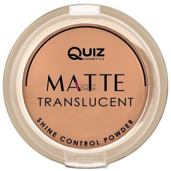 Pudra matifianta translucida pentru fata Quiz Fix &Matt de 10g, art 37219 Bej translucid